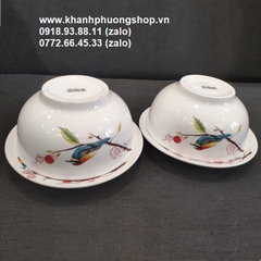 bộ tô dĩa sứ - tô dĩa sứ trắng