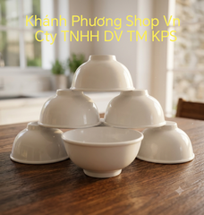 Bộ 10 chén cơm gốm sứ Minh Long size 12cm