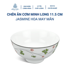 bộ 10 chén sứ Minh Long Hoa May Mắn - chén sứ Minh Long