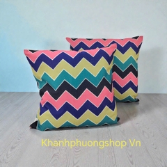 Gối tựa lưng Canvas 45cm - gối tựa lưng trang trí
