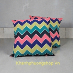 Gối tựa lưng Canvas 45cm - gối tựa lưng trang trí