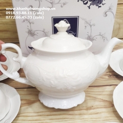 Bình trà Đài Cát 1.3L gốm sứ Minh Long - ấm trà đài cát minh long