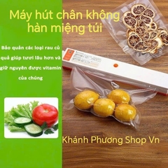 Máy hút chân không túi đựng thực phẩm, hàn miệng túi