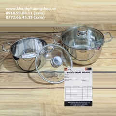 nồi inox five star 3 đáy 24cm - nồi inox five star 3 đáy