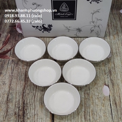 chén đựng nước chấm sứ minh long - chén đựng nước chấm sứ