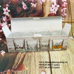bộ ly thủy tinh cao cấp - bộ ly uống nước thủy tinh