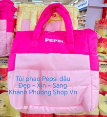 Túi xách thời trang quà tặng Pepsi dâu cao cấp - túi phao chống thấm quà tặng pepsi
