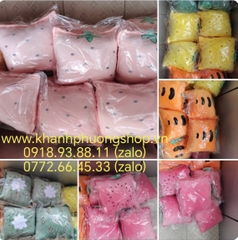 Bộ gối chăn đa năng 2 trong 1 mẫu trái cây vuông