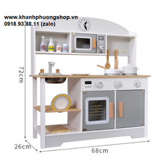 bộ đồ chơi nhà bếp bằng gỗ cho bé - đồ chơi nhà bếp gỗ