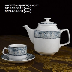 bộ ấm trà sứ Minh Long Vinh Quy Nhạt - bộ ấm trà Vinh Quy Nhạt sứ Minh Long