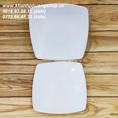 dĩa sứ vuông Minh Long - dĩa vuông sứ Minh Long