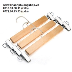 móc kẹp treo quần bằng gỗ - móc kẹp quần bằng gỗ