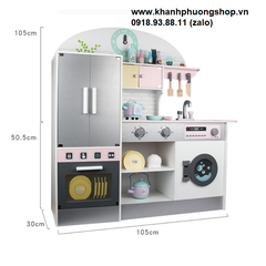 bộ đồ chơi nhà bếp bằng gỗ cho bé - đồ chơi nhà bếp gỗ