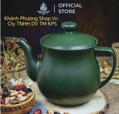Ấm nước (siêu thuốc) dưỡng sinh 3.3 L + nắp – HealthyCook – Xanh rêu
