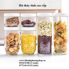 hũ thủy tinh đựng thực phẩm - hủ thủy tinh đựng thực phẩm