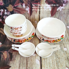 bộ chén tô dĩa sứ - chén tô dĩa sứ