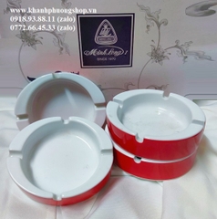 gạt tàn thuốc sứ Minh Long - gạt tàn thuốc oval