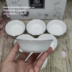 chén đựng nước chấm sứ minh long - chén đựng nước chấm sứ