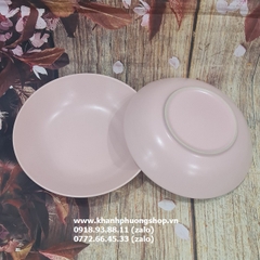 dĩa sứ tráng men cao cấp màu pastel - dĩa sứ tráng men cao cấp