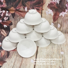 chén sứ Minh Long mẫu đơn trắng - chén sứ Minh Long