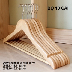Móc gỗ treo quần áo - móc treo quần áo