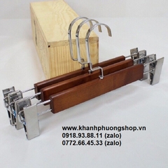 móc kẹp treo quần bằng gỗ - móc kẹp quần bằng gỗ
