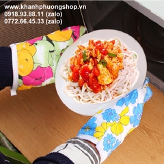 găng tay nhắc bếp - bao tay nhắc bếp