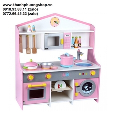 bộ đồ chơi nhà bếp bằng gỗ cho bé - đồ chơi nhà bếp gỗ