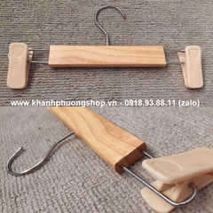 móc kẹp treo quần bằng gỗ - móc kẹp quần bằng gỗ