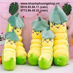 gối ôm hình con sâu - gối ôm thú bông