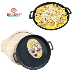 chảo gang đổ bánh xèo miền trung 19,22cm - chảo gang bánh xèo
