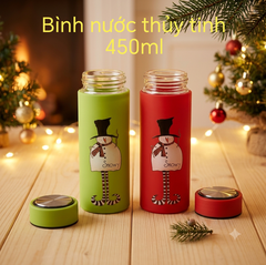 Bình nước thủy tinh 450ml - bình nước thủy tinh