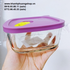 bộ hộp đựng cơm thủy tinh lock&lock - hộp đựng cơm thủy tinh lock&lock
