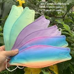 khẩu trang KF94 màu pastel - khẩu trang Yoki màu pastel