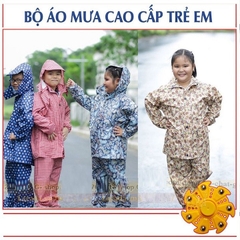 áo mưa bộ trẻ em