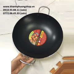 chảo lòng sâu hai quai lock&lock 34cm
