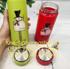 Bình nước thủy tinh 450ml - bình nước thủy tinh