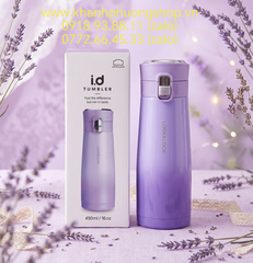 Bình giữ nhiệt Lock&Lock màu tím 450ml - bình giữ nhiệt lock&lock 450ml