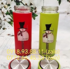 Bình nước thủy tinh 450ml - bình nước thủy tinh