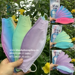 khẩu trang KF94 màu pastel - khẩu trang Yoki màu pastel