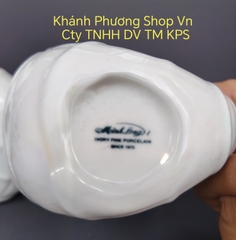 Combo 2 bình đựng nước tương, nước mắm gốm sứ Minh Long