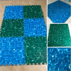 thảm xốp lót sàn - thảm xốp lót sàn hình sóng biển