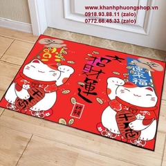 thảm dậm chân mèo thân tài - thảm dậm chân