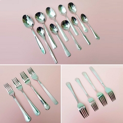 muỗng nĩa inox nhiều size - muỗng nĩa inox