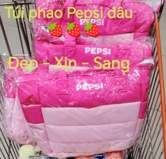 Túi xách thời trang quà tặng Pepsi dâu cao cấp - túi phao chống thấm quà tặng pepsi