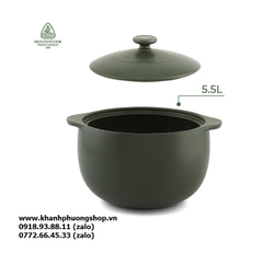 nồi dưỡng sinh sứ Minh Long thân cao 5.5L - nồi sứ Minh Long 5.5L