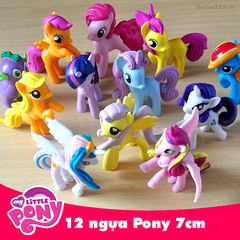 đồ chơi ngựa Pony 12 con - bộ ngựa pony 12 con