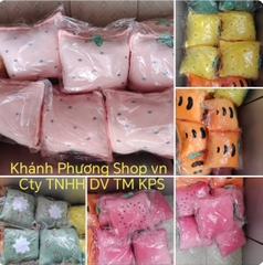 Bộ gối chăn đa năng 2 trong 1 mẫu trái cây vuông