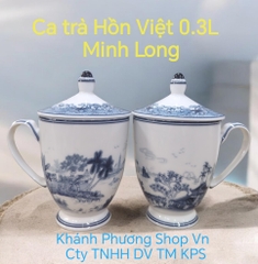 Ca trà Hoàng Cung Hồn Việt 0.3L gốm sứ Minh Long