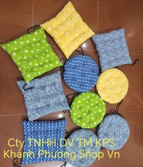 Nệm ngồi bệt tròn 40x40x5cm - nệm lót ghế ngồi 40cm